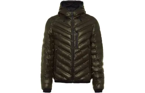 PRADA Jackets Men's Army Green Hooded Moderate Other