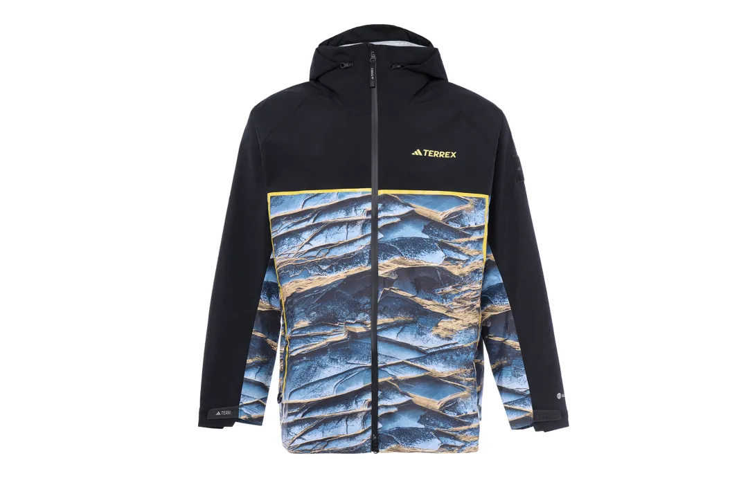 Adidas Terre Business/Casual Waterproof, Windproof, And Breathable Windbreaker Jacket Men's Black