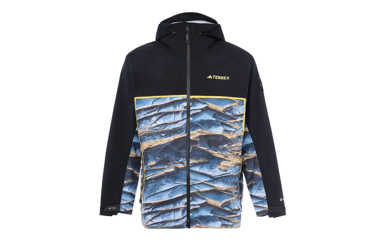 Adidas Terre Business/Casual Waterproof, Windproof, And Breathable Windbreaker Jacket Men's Black