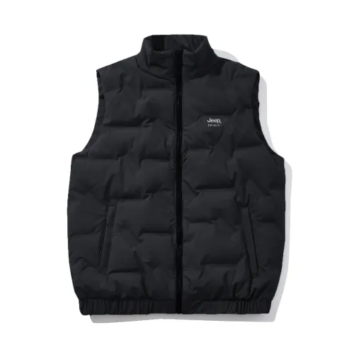 JEEP SPIRIT Down Vests Unisex Stand Collar Moderate Other