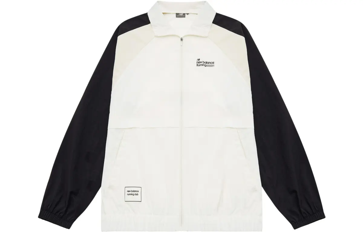 New Balance Jackets Men's White Stand Collar Moderate Other