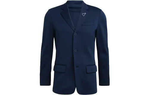 Adidas Originals X HUMAN MADE Business Suits Men's Dark Blue Suit Collar Moderate Business Suit