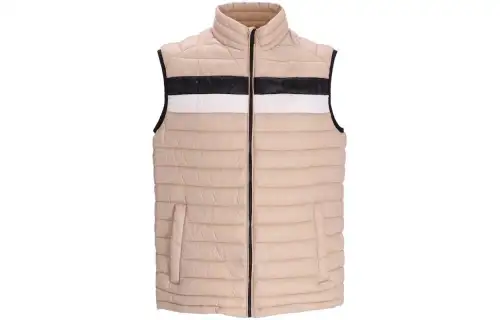 KARL LAGERFELD / Karl Lagerfeld Jeans Vests Men's Apricot Stand Collar Moderate Other
