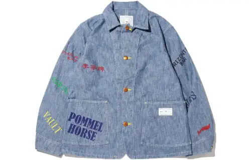 Li Ning Denim Jacket Unisex Blue