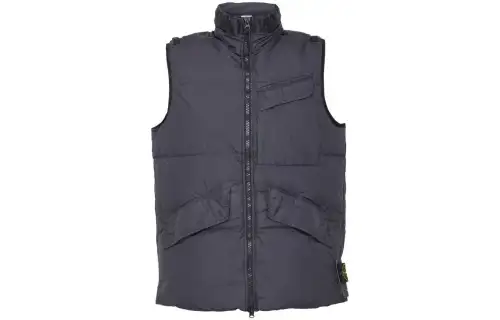 STONE ISLAND Fall Vest Men's Black