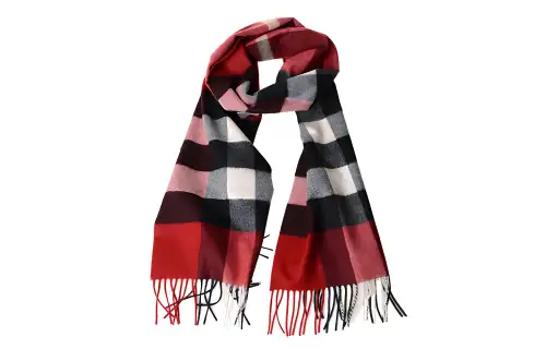 Burberry Checked Cashmere Scarf