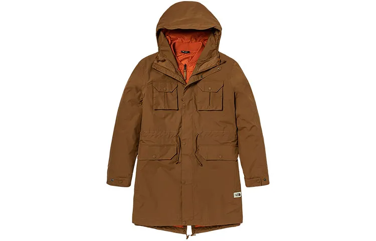 THE NORTH FACE Urban Exploration Waterproof, Windproof, Breathable, Water Repellent Windbreaker Jacket Men's Brown