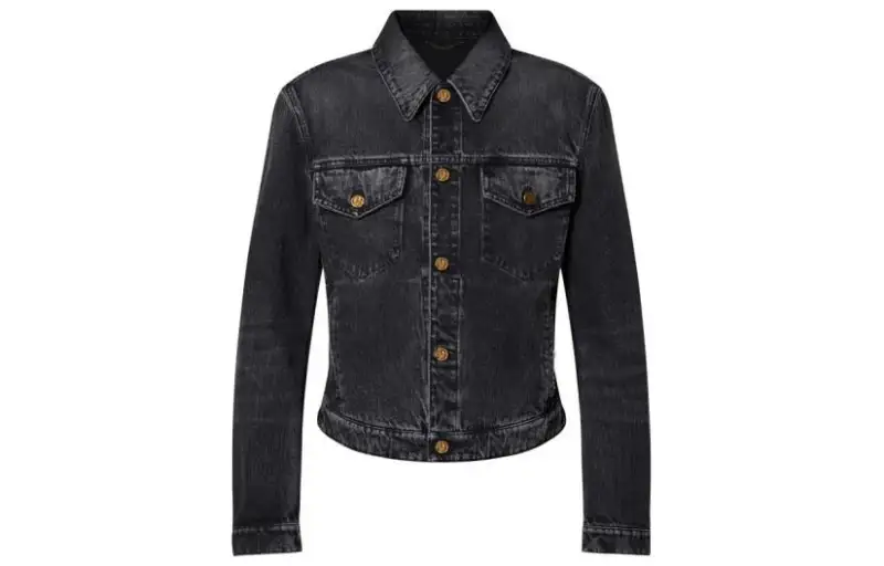 LOUIS VUITTON FW22 Denim Jacket Men's Black