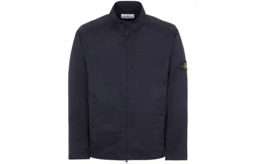 Stone Island Compass-patch long-sleeved jacket