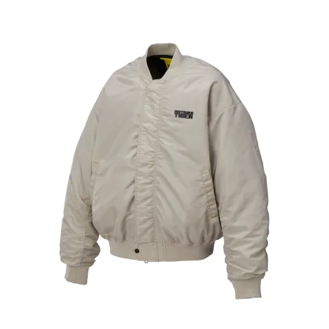 Onitsuka Tiger BOMBER Jacket Unisex Light Gray