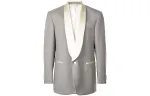 GUCCI Business Suits Men's Gray Suit Collar Moderate