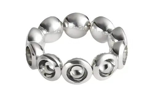 Bottega Veneta 925 Sterling Silver Rings Women's Silver