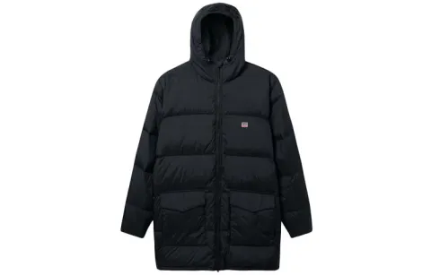 Levi's Down Jackets Men's Black Hooded Moderate Other