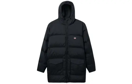 Levis Down Jackets Men's Black Hooded Moderate Other
