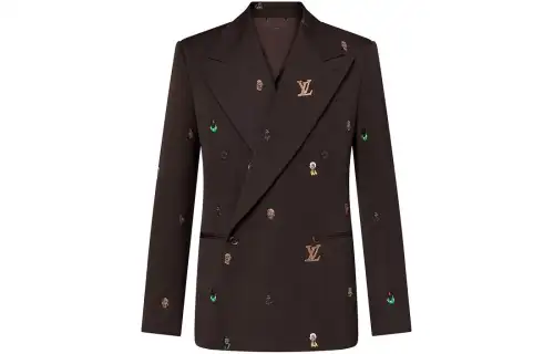 LOUIS VUITTON Embroidered Double Breasted Jacket Henry Taylor