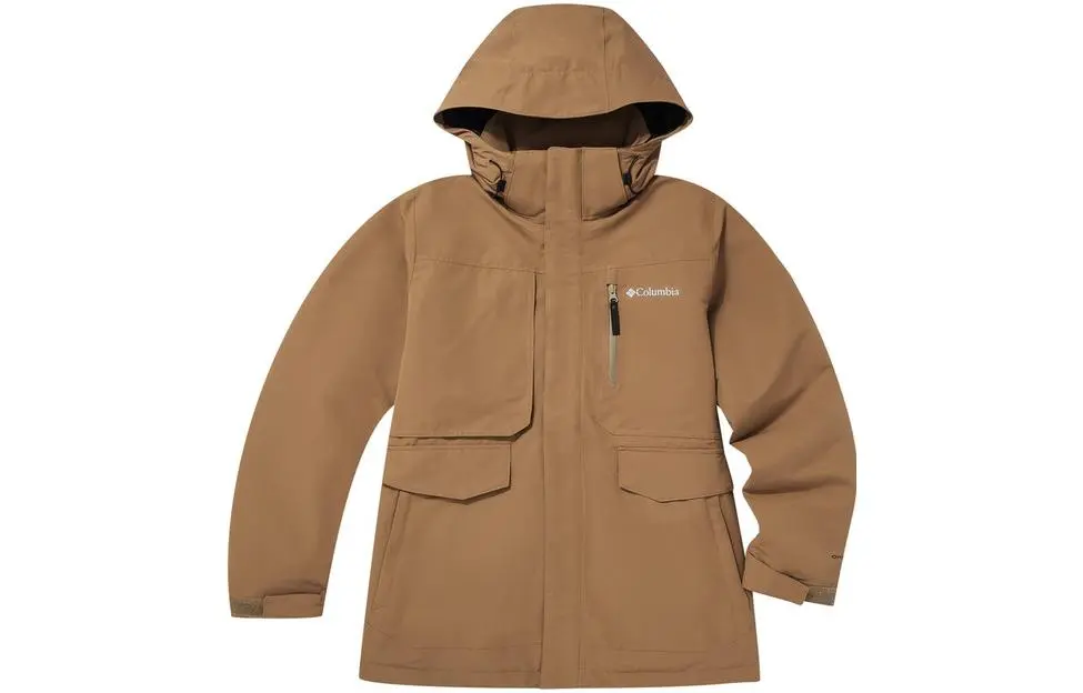 Columbia Waterproof And Warm Windbreaker Jacket Men's Brown