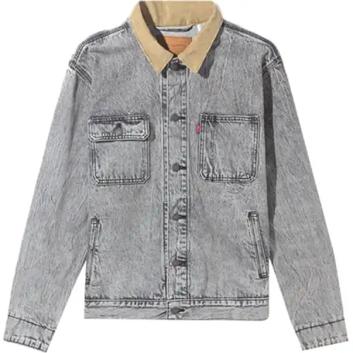 Levi's Denim Jacket Unisex Gray