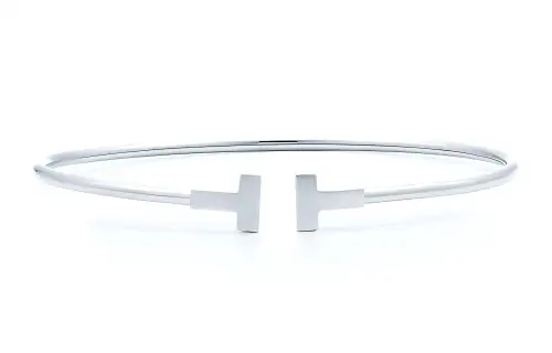 TIFFANY & CO. 18K White Gold Bangles Women's