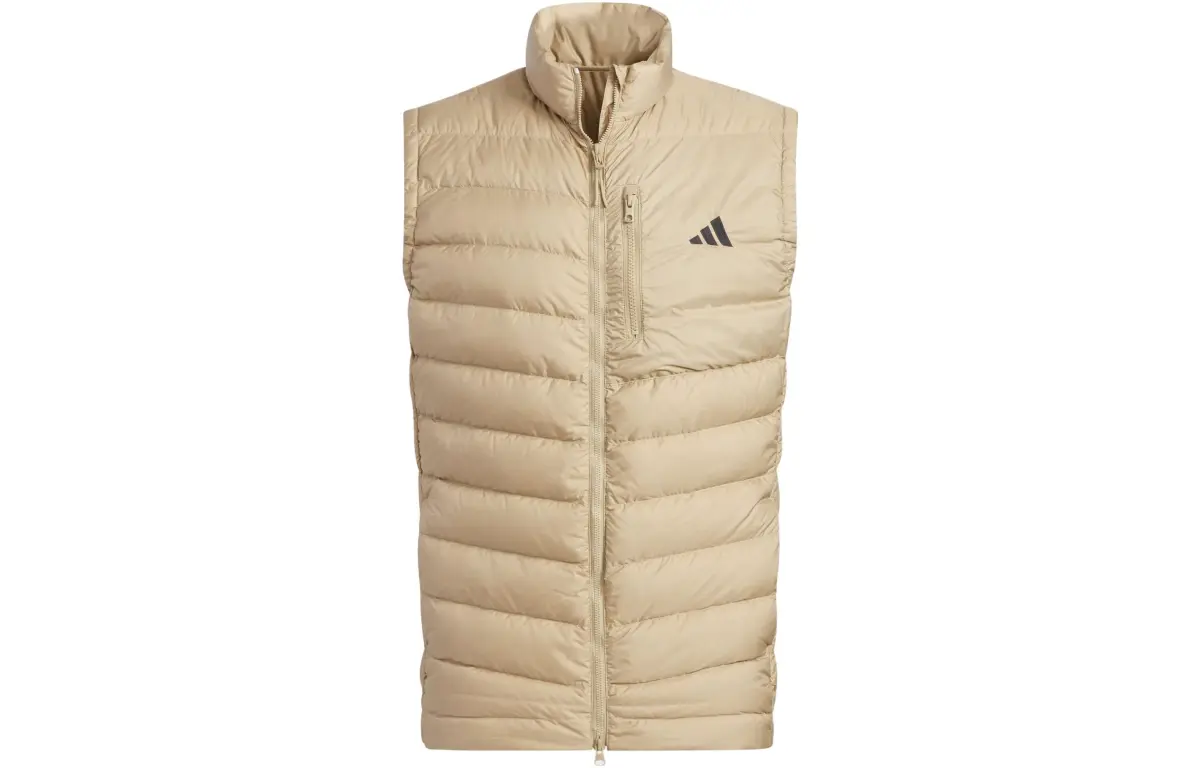 Adidas Down Vests Men's Hemp Stand Collar Moderate Other