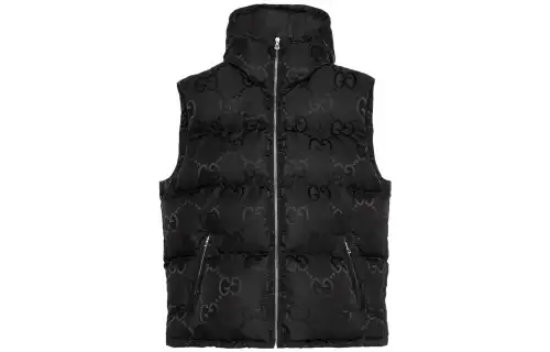 GUCCI Jumbo Gg Canvas Down Gilet