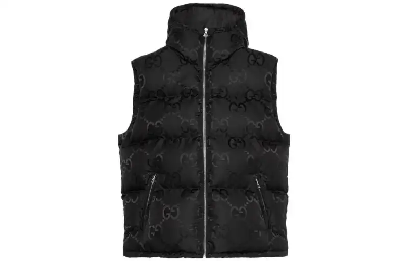 GUCCI Jumbo Gg Canvas Down Gilet