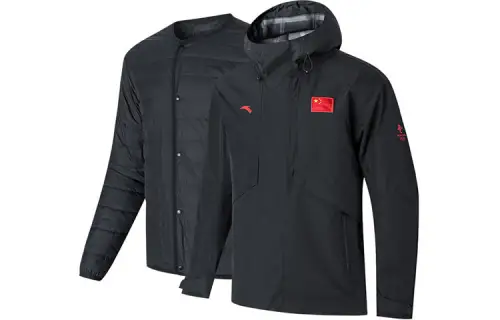 Anta Windbreaker Jacket Men's Black