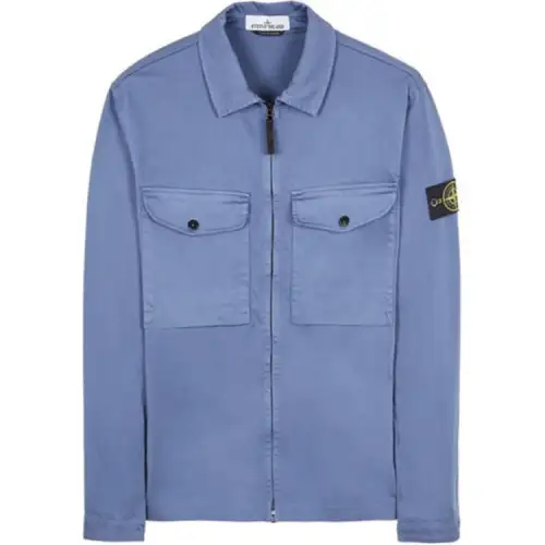 STONE ISLAND Jackets & Coats Men's Blue