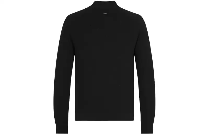 LOUIS VUITTON Jackets Men's Black Stand Collar Moderate Other