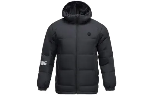 Li Ning Down Jackets Men's Black Hooded Moderate Other
