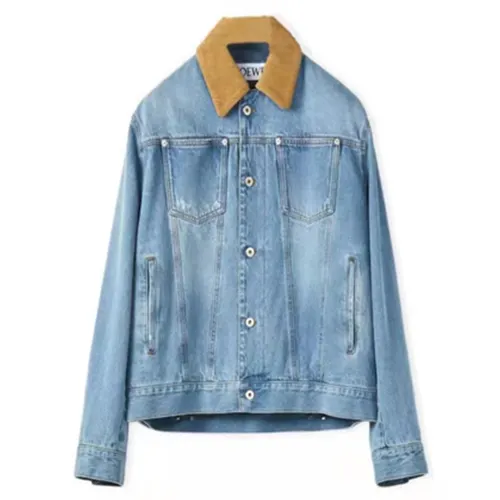 LOEWE SS22 Denim Jacket Men's Light Blue