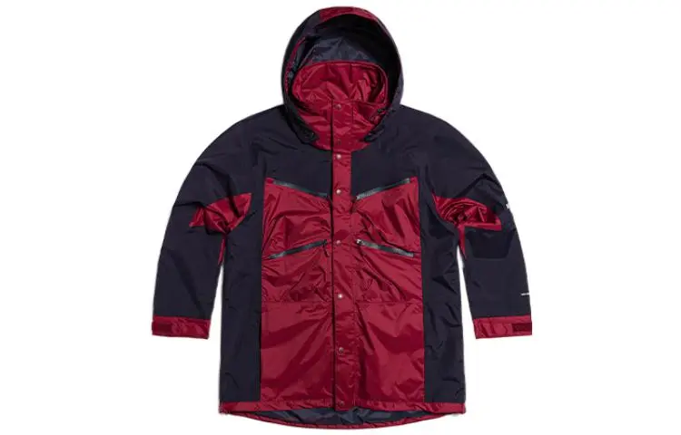 THE NORTH FACE Urban Exploration Outdoor Hiking Windproof Windbreaker Jacket Men's Black Red