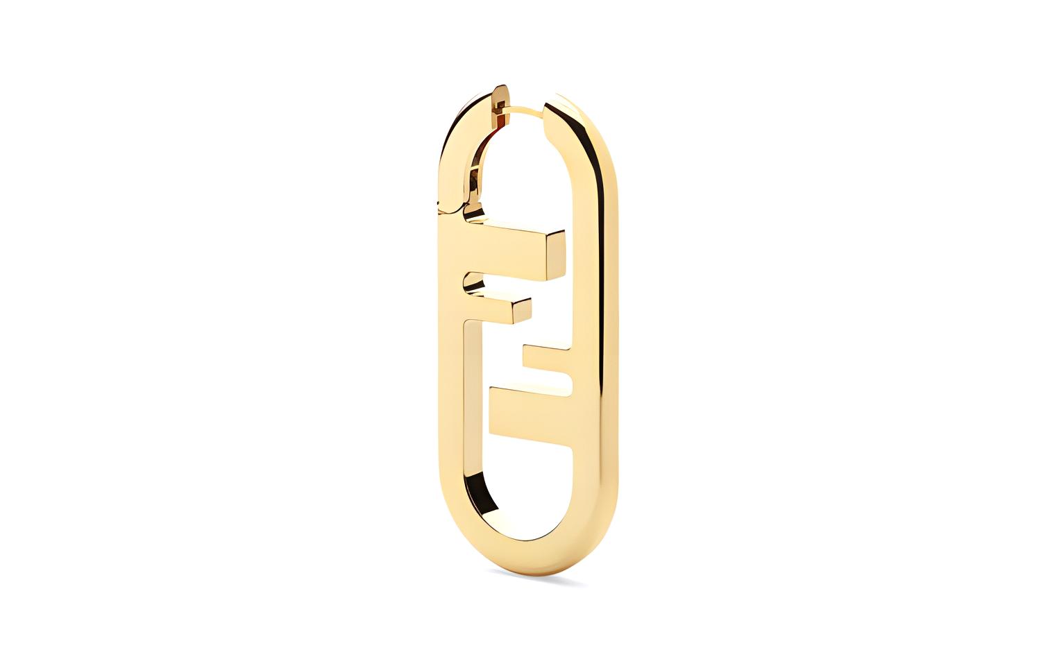 Серьги Fendi (золотые)