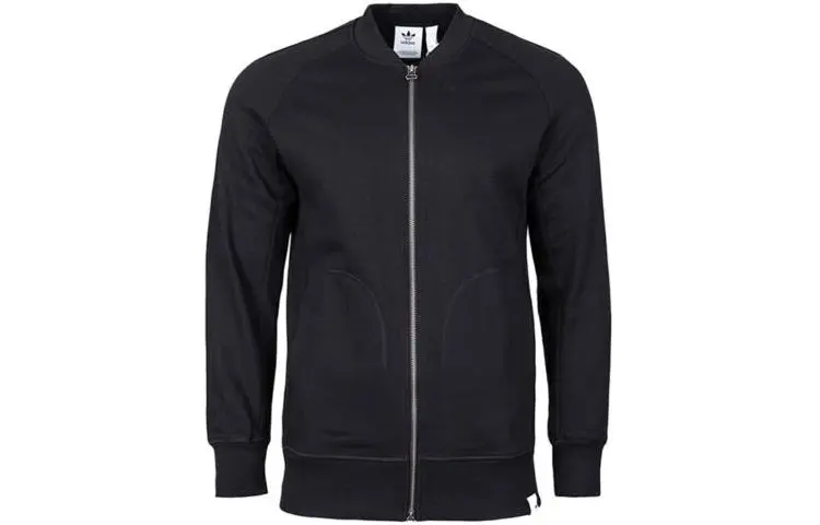 Adidas Jackets Men's Black Crew Neck Moderate Other