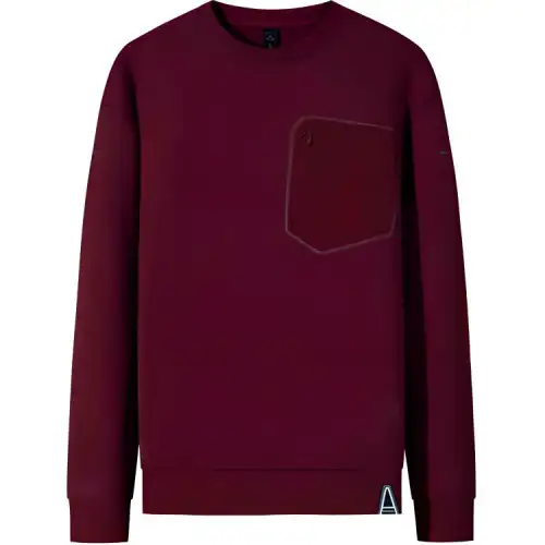 Anta Sweatshirt Men's Dark Rosy Red