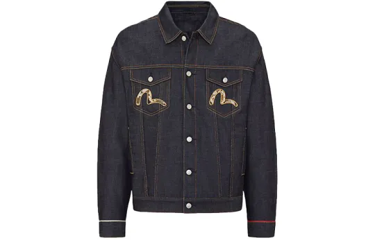 EVISU SS21 Denim Jacket Men's Denim Blue