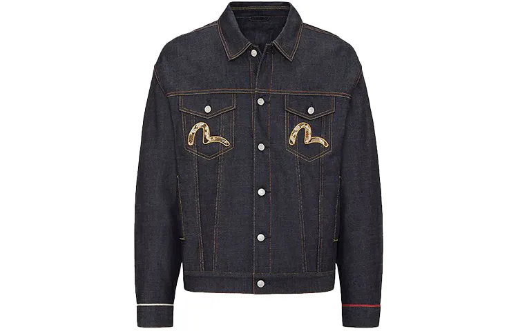 EVISU SS21 Denim Jacket Men's Denim Blue