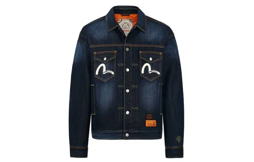 EVISU Denim Jacket Men's Denim Blue