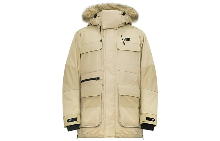 New Balance Down Jacket Winter Unisex Light Umber
