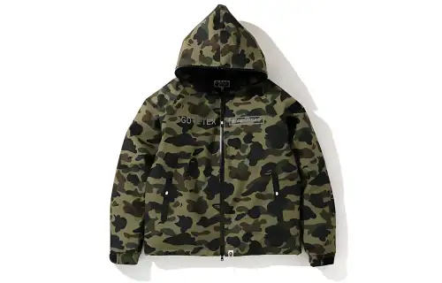 Bape Gore Tex 1st Camo Hoodie Down Jacket