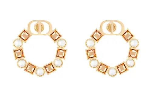 DIOR Earrings Women's Gold