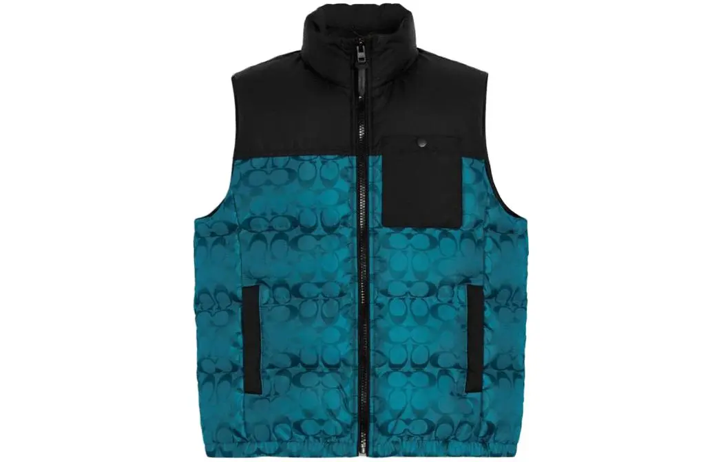 COACH Vests Men's Stand Collar Other
