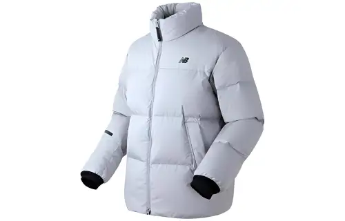 New Balance UNI Active Jackets Men's Gray Stand Collar Moderate Other