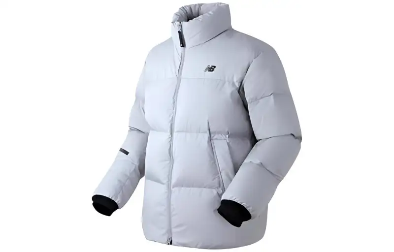 New Balance UNI Active Jackets Men's Gray Stand Collar Moderate Other