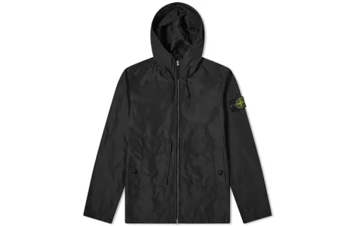 STONE ISLAND SS21 Windproof Coat Men's Black