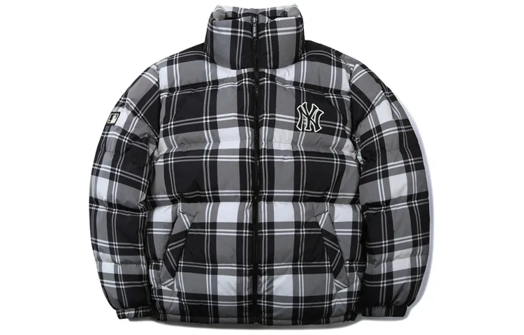 MLB New York Yankees Down Jackets Unisex Black Stand Collar Moderate Other