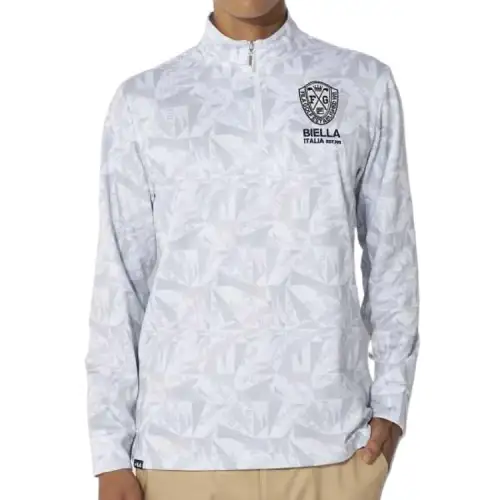 FILA Sweatshirts Men's White Stand Collar Moderate Regular