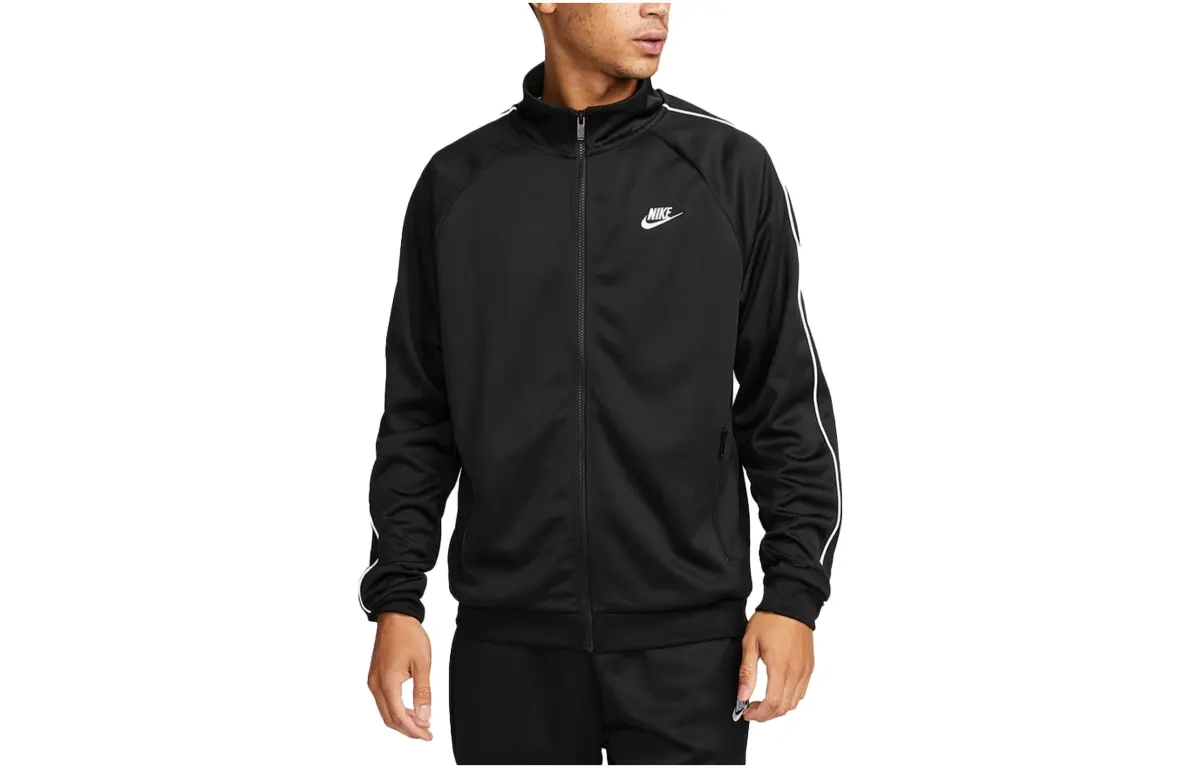 Nike Jackets Men's Black Stand Collar Moderate Other