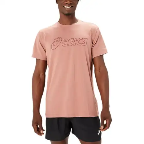 ASICS T Shirts Men's Preserved Plum Crew Neck Moderate Straight Fit