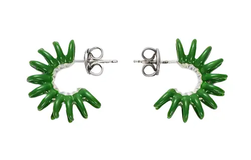Bottega Veneta Earrings Women's Parrot/silver