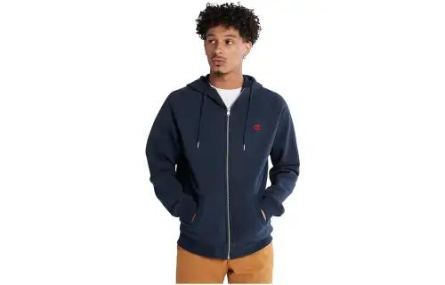 Timberland Jackets Men's Dark Blue Hooded Thickened Other
